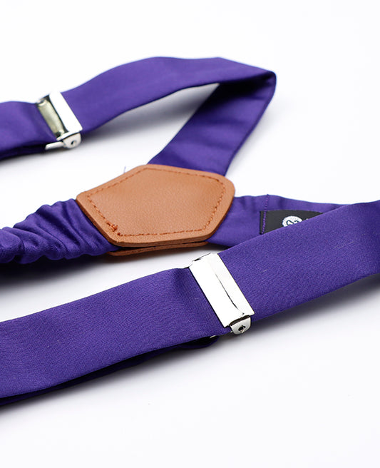 Bretelles Homme Violet n°1 en Polyester «Ernest»