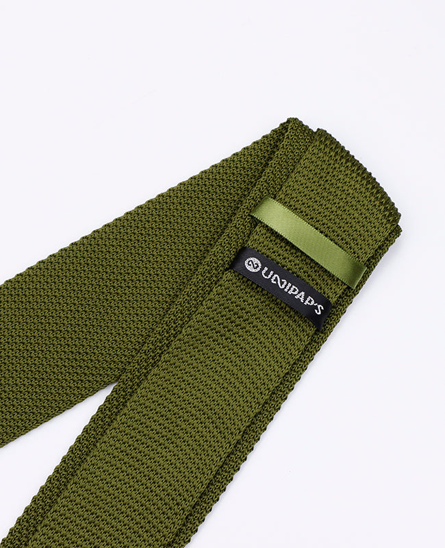 Cravate Vert n°2 Homme en Tricot «Léon»