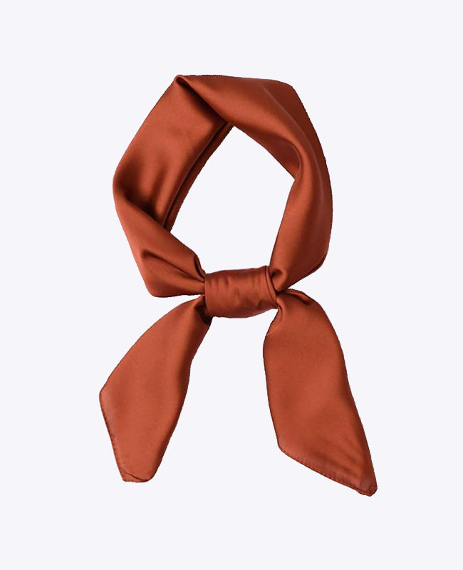 Foulard Terracotta Femme en Polyester «Jeanne»