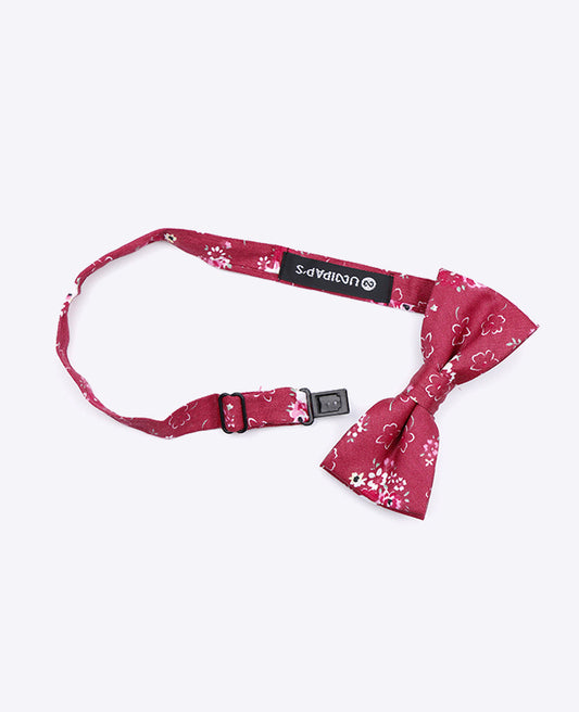 Noeud Papillon Liberty Rouge n°2 Enfant en Coton «Gaspard»