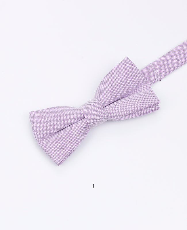 Noeud Papillon Violet Enfant en Coton «Edgard»