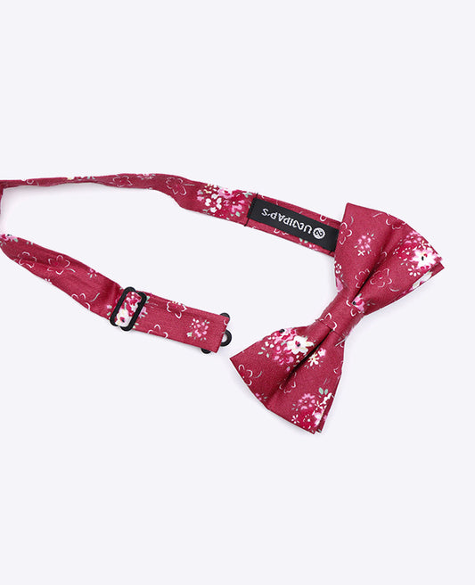 Noeud Papillon Liberty Rouge n°2 Homme en Coton «Gaspard»