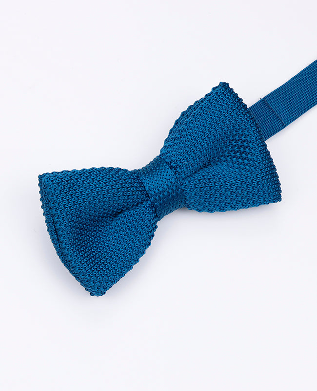 Noeud Papillon Bleu n°4 Homme en Tricot «Léon»