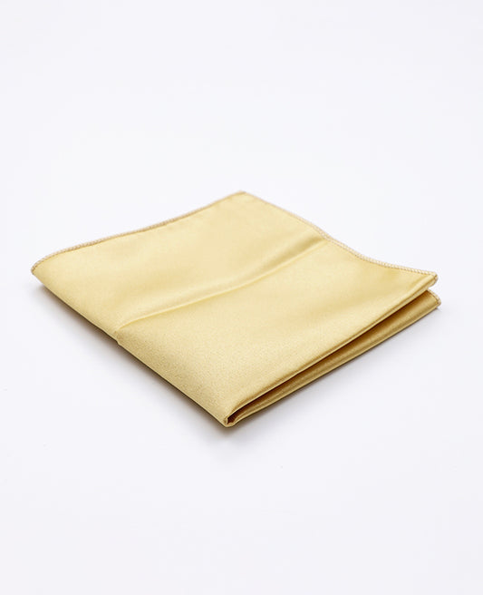 Pochette de Costume Jaune n°2 en Polyester «Anatole»