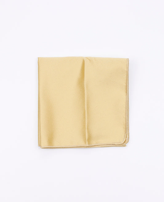 Pochette de Costume Jaune n°2 en Polyester «Anatole»