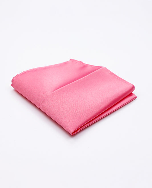 Pochette de Costume Rose n°2 en Polyester «Anatole»