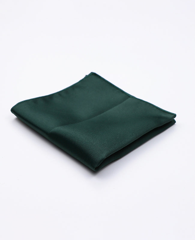 Pochette de Costume Vert n°4 en Polyester «Anatole»