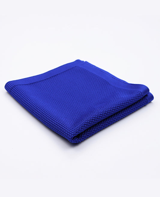 Pochette de Costume Bleu n°1 en Tricot «Léon»