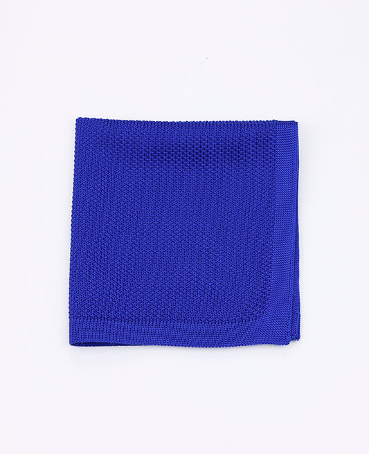 Pochette de Costume Bleu n°1 en Tricot «Léon»