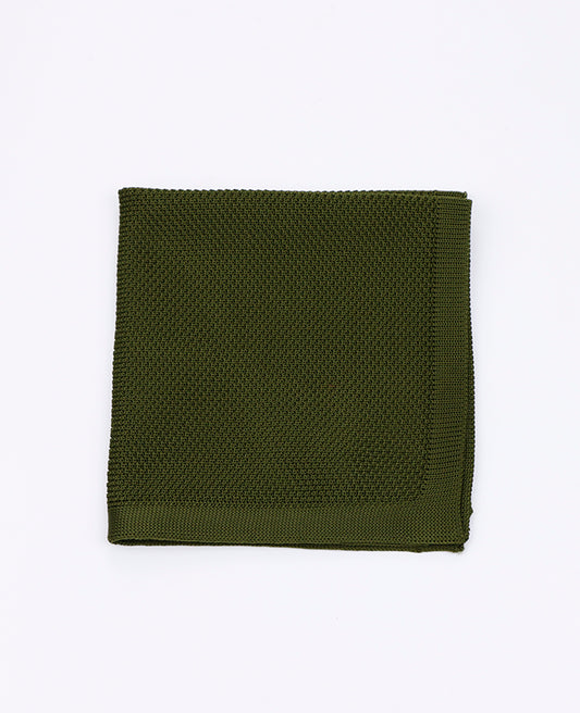 Pochette de Costume Vert n°2 en Tricot «Léon»