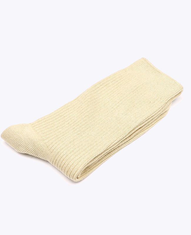 Chaussettes Homme Beige n°2 en Coton «Maurice»