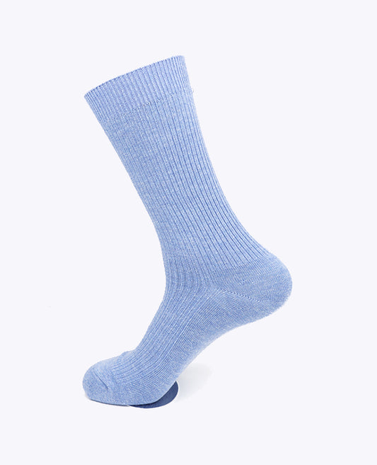 Chaussettes Homme Bleu n°2 en Coton «Maurice»