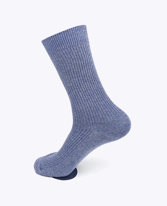 Chaussettes Homme Bleu n°3 en Coton «Maurice»