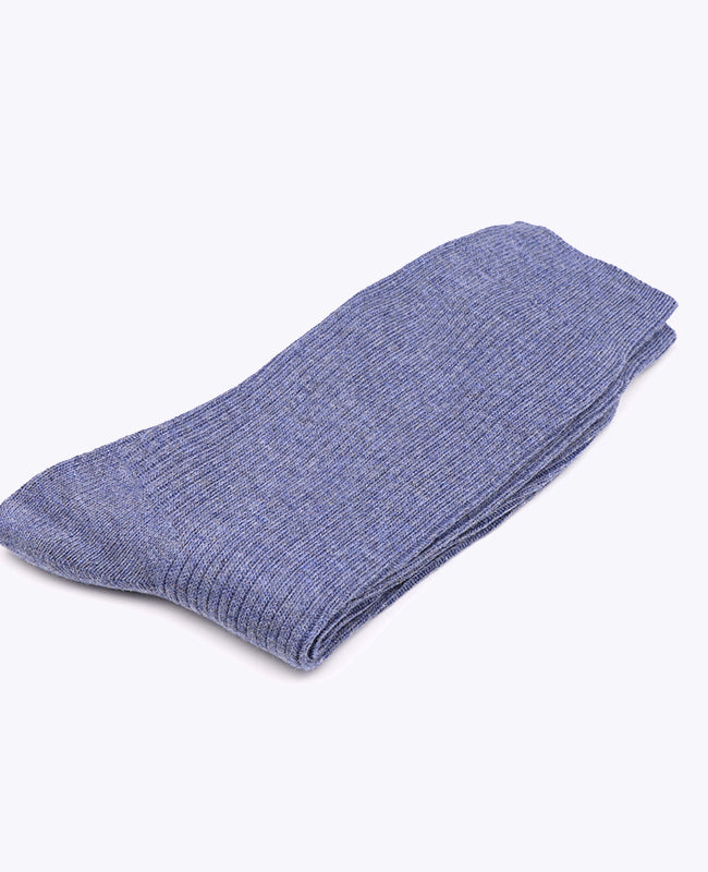 Chaussettes Homme Bleu n°3 en Coton «Maurice»