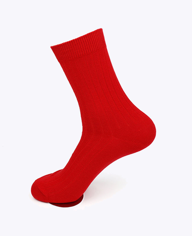 Chaussettes Homme Rouge n°1 en Coton «Maurice»