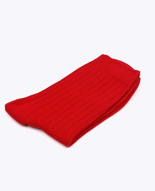 Chaussettes Homme Rouge n°1 en Coton «Maurice»