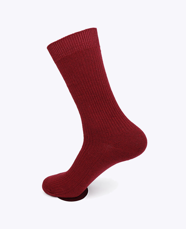 Chaussettes Homme Rouge n°2 en Coton «Maurice»