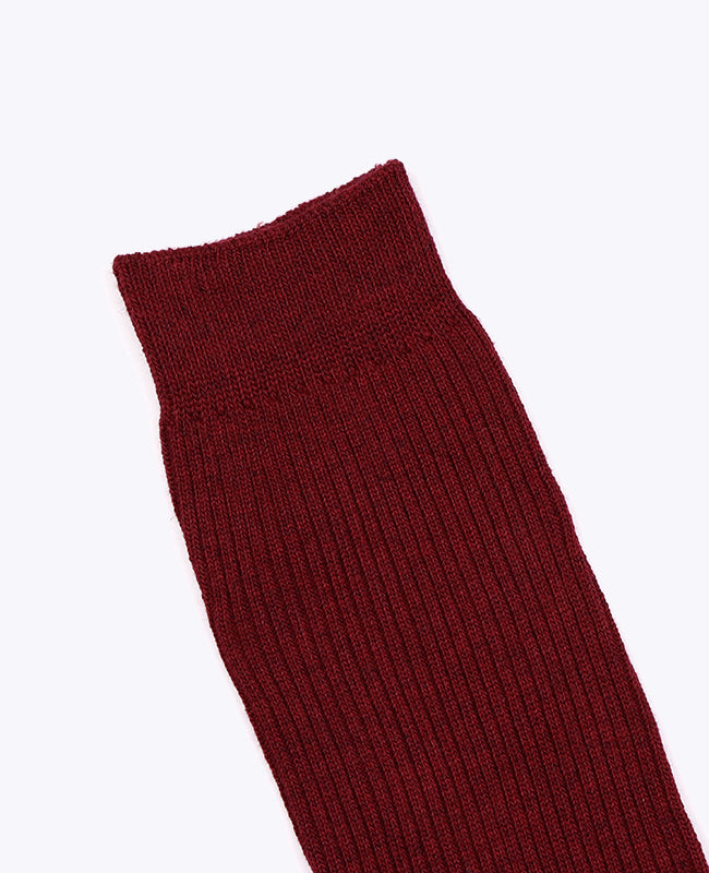 Chaussettes Homme Rouge n°2 en Coton «Maurice»