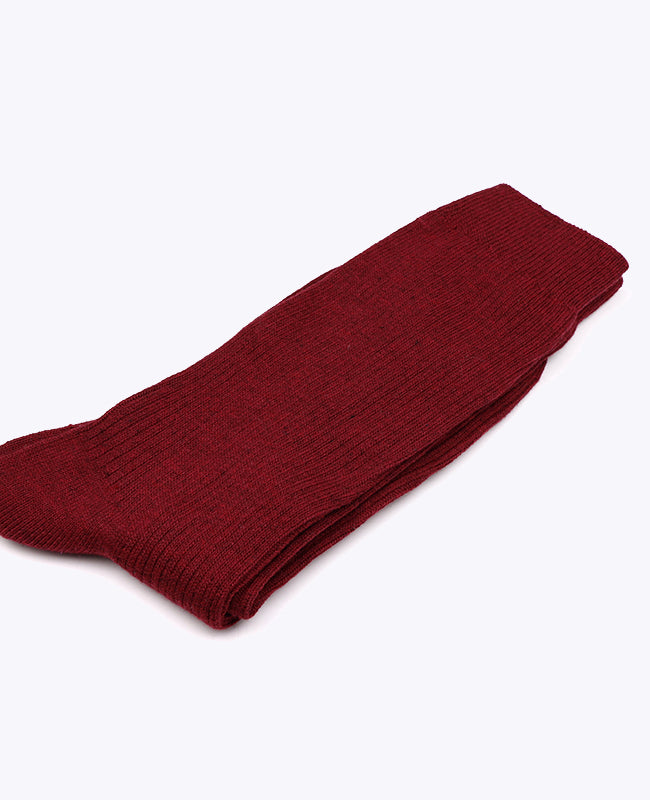 Chaussettes Homme Rouge n°2 en Coton «Maurice»