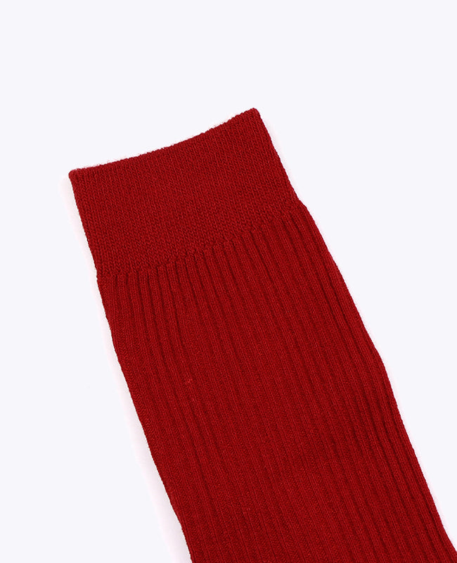 Chaussettes Homme Rouge n°3 en Coton «Maurice»