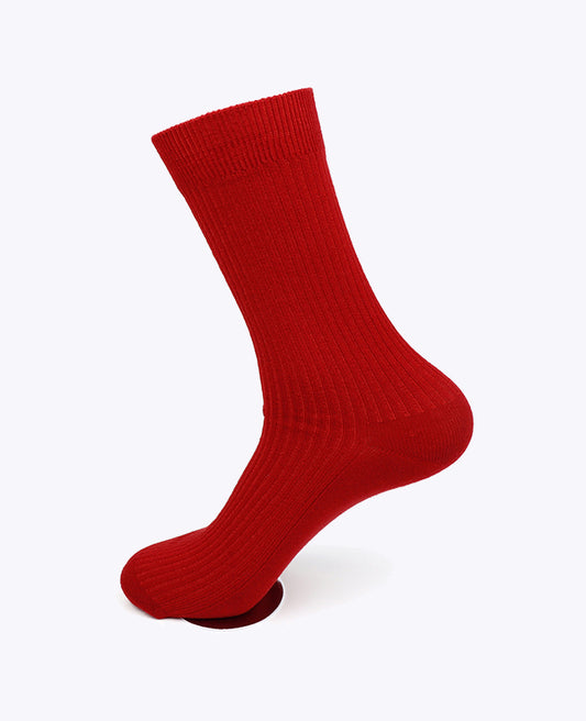 Chaussettes Homme Rouge n°3 en Coton «Maurice»