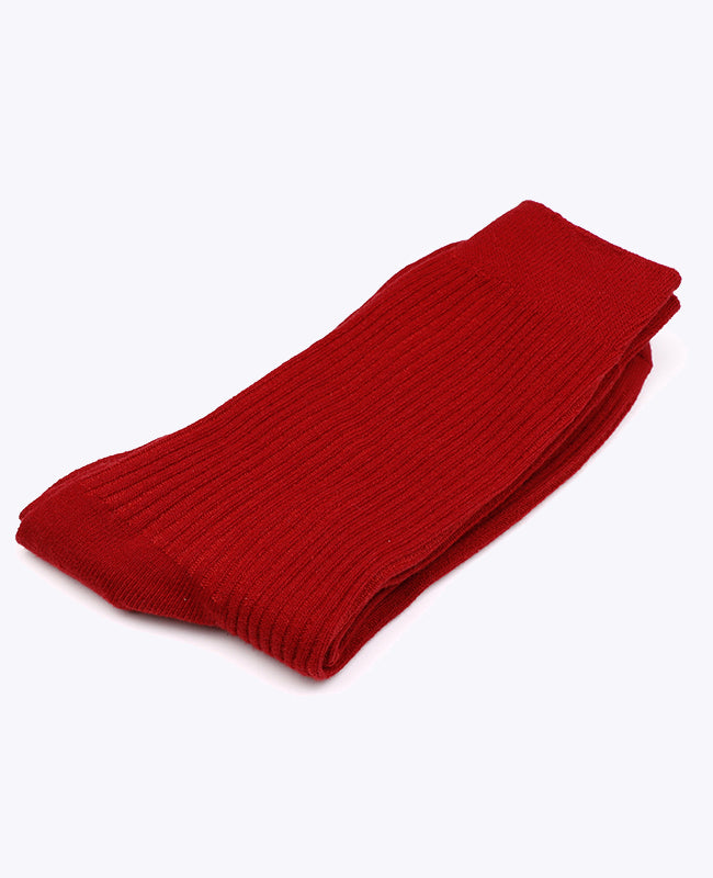 Chaussettes Homme Rouge n°3 en Coton «Maurice»