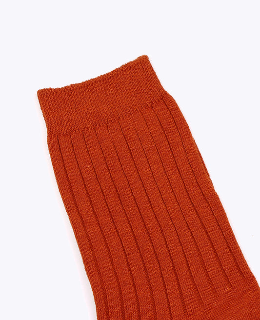 Chaussettes Homme Terracotta n°1 en Coton «Maurice»