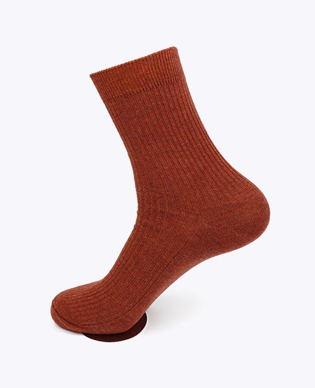 Chaussettes Homme Terracotta n°3 en Coton «Maurice»