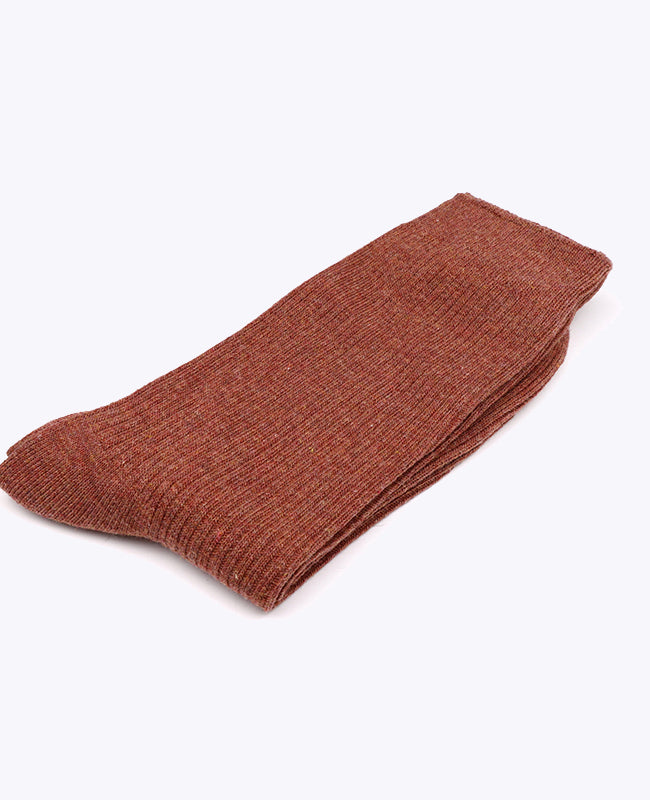 Chaussettes Homme Terracotta n°4 en Coton «Maurice»