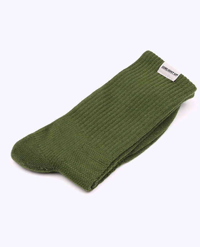 Chaussettes Homme Vert n°3 en Coton «Maurice»