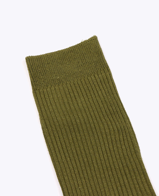 Chaussettes Homme Vert n°4 en Coton «Maurice»