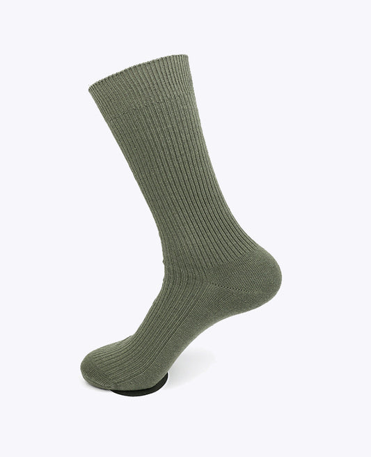 Chaussettes Homme Vert n°6 en Coton «Maurice»