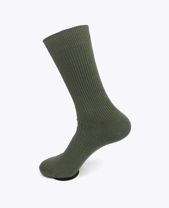 Chaussettes Homme Vert n°7 en Coton «Maurice»