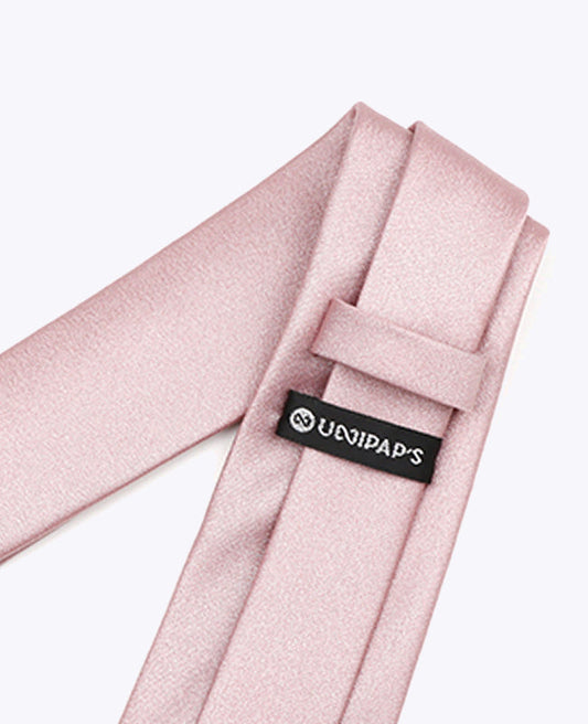 Cravate à Paillette Rose n°1 Homme en Polyester | Armand - Unipap's