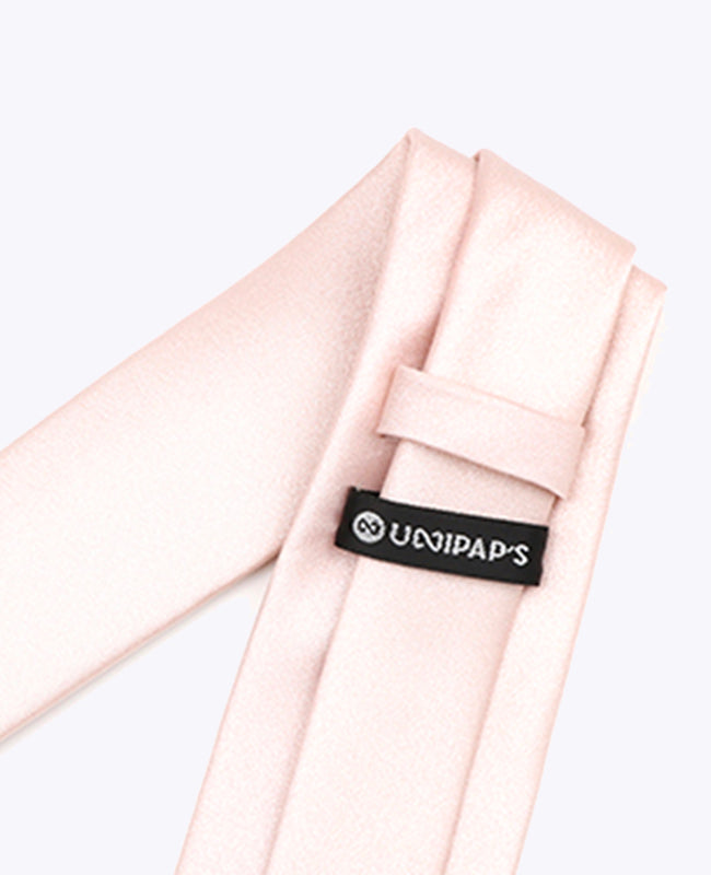 Cravate à Paillette Rose n°3 Homme en Polyester | Armand - Unipap's