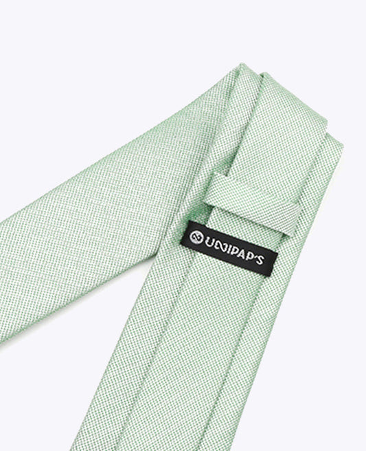 Cravate à Paillette Vert n°1 Homme en Polyester | Léonard - Unipap's