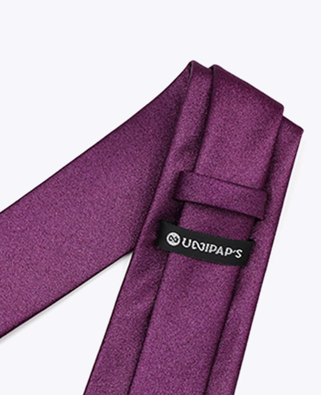 Cravate à Paillette Violet n°1 Homme en Polyester | Armand - Unipap's