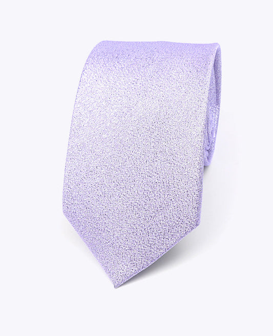 Cravate à Paillette Violet n°1 Homme en Polyester | Isidore - Unipap's