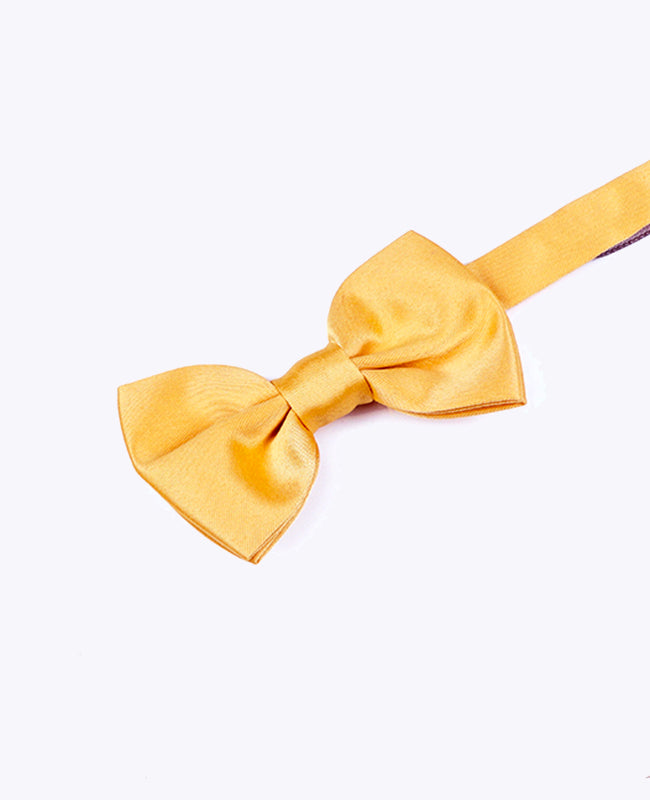 Noeud Papillon Jaune n°1 Enfant en Polyester «Anatole»