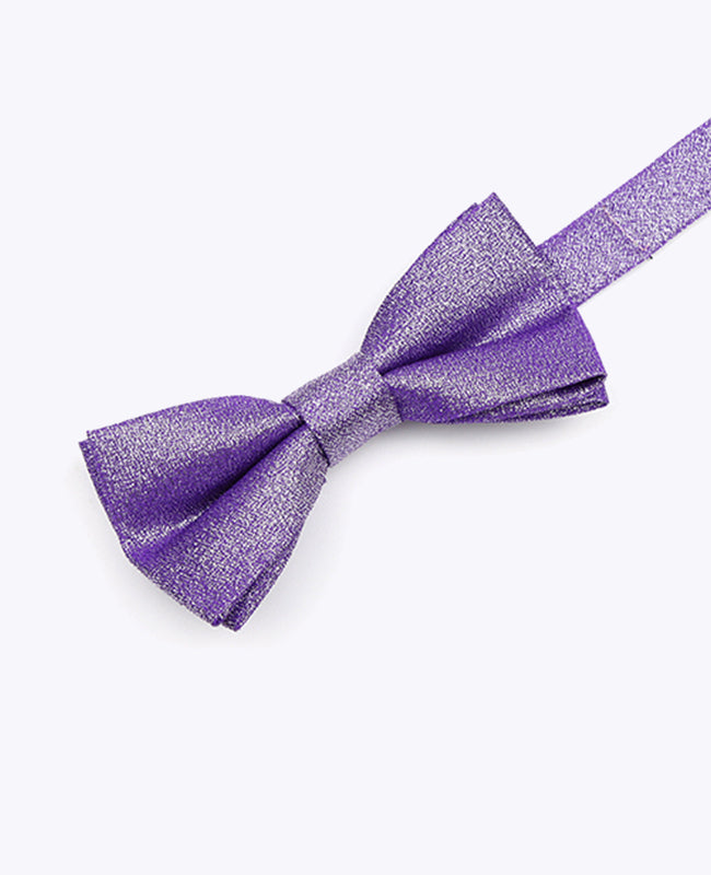 Noeud Papillon à Paillette Violet n°2 Enfant en Polyester | Isidore - Unipap's