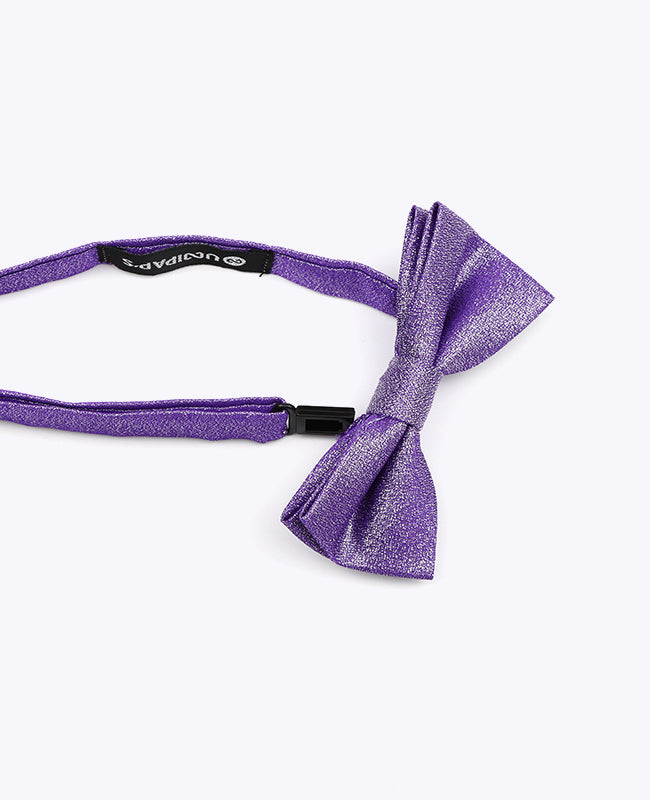 Noeud Papillon à Paillette Violet n°2 Enfant en Polyester | Isidore - Unipap's