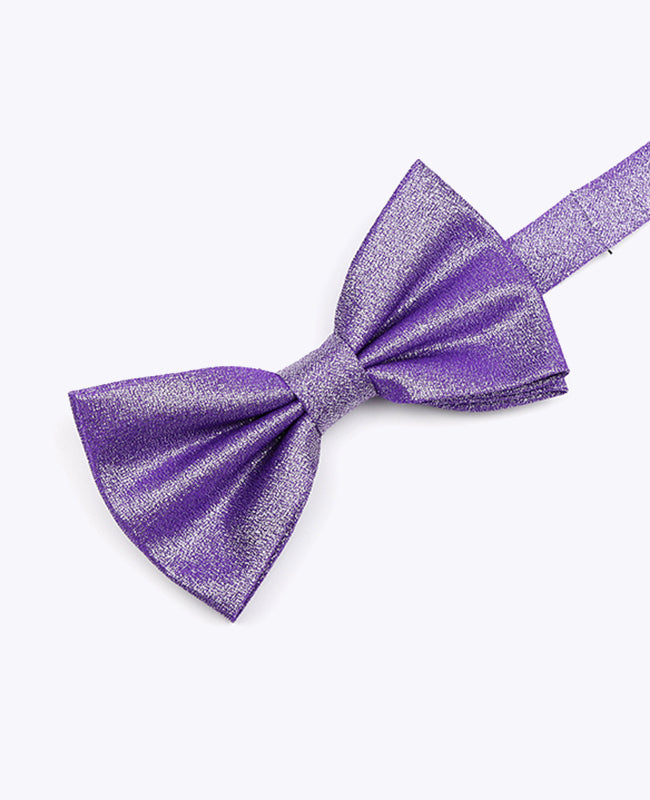 Noeud Papillon à Paillette Violet n°2 Homme en Polyester | Isidore - Unipap's