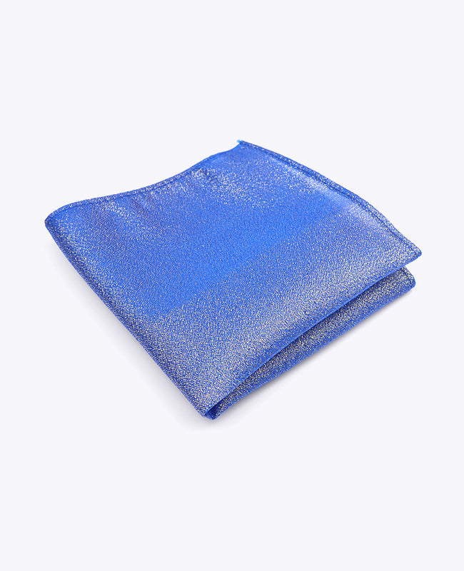 Pochette de Costume à Paillette Bleu n°2 en Polyester | Isidore - Unipap's