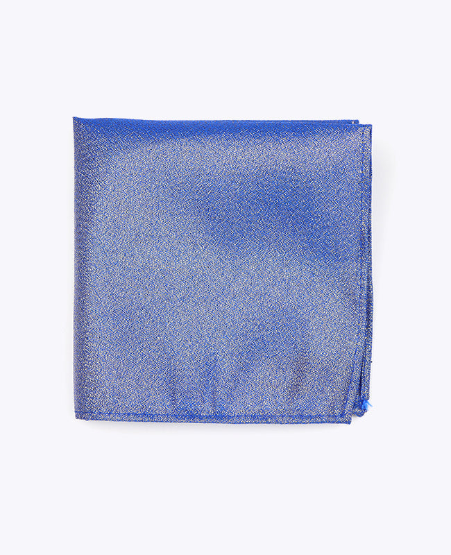 Pochette de Costume à Paillette Bleu n°2 en Polyester | Isidore - Unipap's