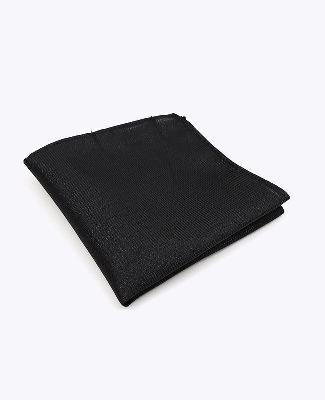 Pochette de Costume à Paillette Noir n°1 en Polyester | Léonard - Unipap's