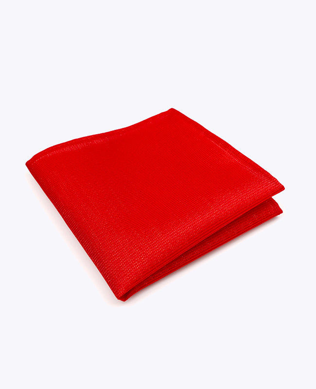 Pochette de Costume à Paillette Rouge n°1 en Polyester | Léonard - Unipap's