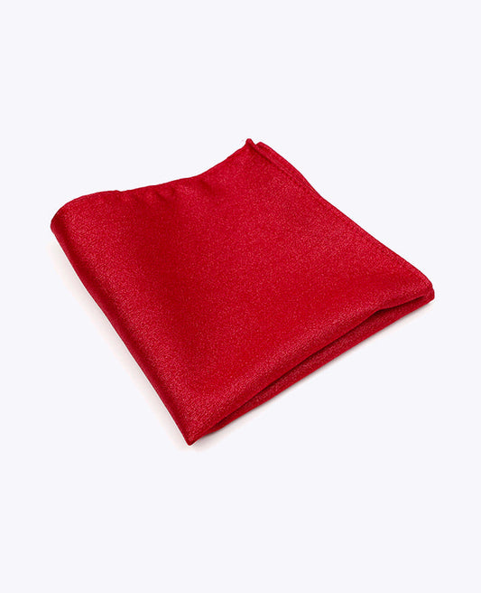 Pochette de Costume à Paillette Rouge n°2 en Polyester | Armand - Unipap's