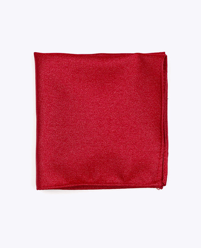 Pochette de Costume à Paillette Rouge n°2 en Polyester | Armand - Unipap's