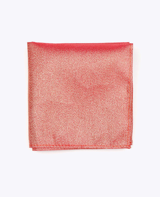 Pochette de Costume à Paillette Rouge n°2 en Polyester | Isidore - Unipap's