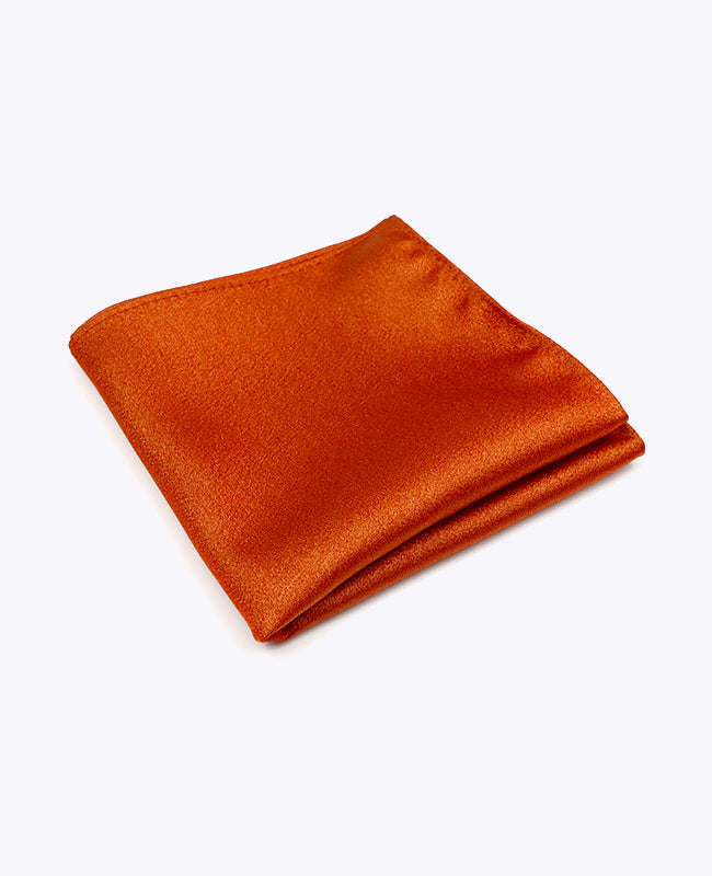 Pochette de Costume à Paillette Terracotta n°1 en Polyester | Armand - Unipap's